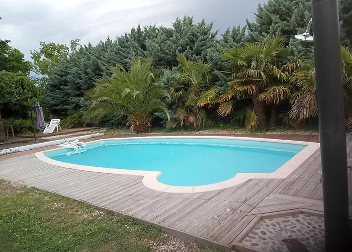 住宿加早餐酒店 La Canette De Phil - D'hotes, Independante - Vue Sur Piscine